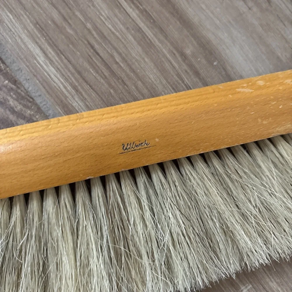 Vintage Ullrich 3510 Drafting Draftsman Brush 100% Horse Hair, Wood Handle Usa